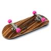 Teak Tuning 32mm Pro Fingerboard Complete - Fully Assembled with Pro Level Components - Pro Shaped Wooden Deck (32x97mm), UltraSpin Bearing Wheels, Prodigy Gen2 Trucks - Pink Zebra view 2
