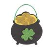 12 Pieces Pot of Gold Foam Craft Kit Decoration for St Patrick's Day Ck-12 - Irish Crafts for Kids and Fun Home Activities view 1