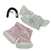 Adorable Pink & Silver Rock Star Outfit Fits Most 8 inch Stuffed Animals view 1