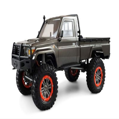 Amewi 22433 AMXRock RCX10B Scale Crawler Pick-Up 1:10, RTR Grey, Gray