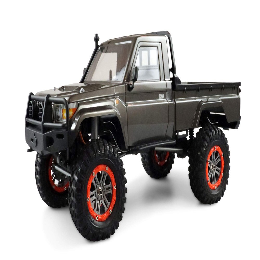 Amewi 22433 AMXRock RCX10B Scale Crawler Pick-Up 1:10, RTR Grey, Gray