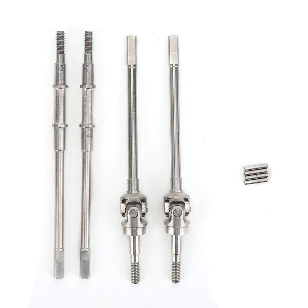 Drive Shaft, House Steel Crawler Drive Shaft Front & Rear Axle Drive Shaft Fit for II 90046 90047 RC Car Model Scx10 Axles Scx10 Ii Tube Bumper Scx10 Axle Shafts