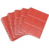 18-Pocket Pages Side-Loading (10 Pack) | Holds Standard and Japanese Cards | Durable Trading Card and Collectible Card Game Organizer | Optimized for Double-Sleeved Cards | Red | Made by Gamegenic view 3