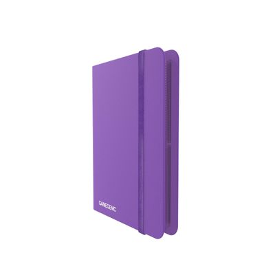 Casual Album 8-Pocket | Organize Standard and Japanese Size Collectible Cards | Premium Card Game Protector | Holds up to 160 Cards | Ideal for Playset Collections | Purple Color | Made by Gamegenic