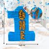 APINATA4U Number One Blue Pinata Party Decorations, Chocolate Chip Cookies Themed Milk and Cookies, First Birthday Party Gift with Supplies & Decorations, Baby Shower Pinata 20 X 16 X 4 Inches view 3