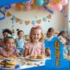APINATA4U Number One Blue Pinata Party Decorations, Chocolate Chip Cookies Themed Milk and Cookies, First Birthday Party Gift with Supplies & Decorations, Baby Shower Pinata 20 X 16 X 4 Inches view 4