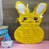 APINATA4U 20" Tall Easter Bunny Piata Yellow Color Theme Party Easter Party Supplies Decorations Marshmallow Pinata view 2