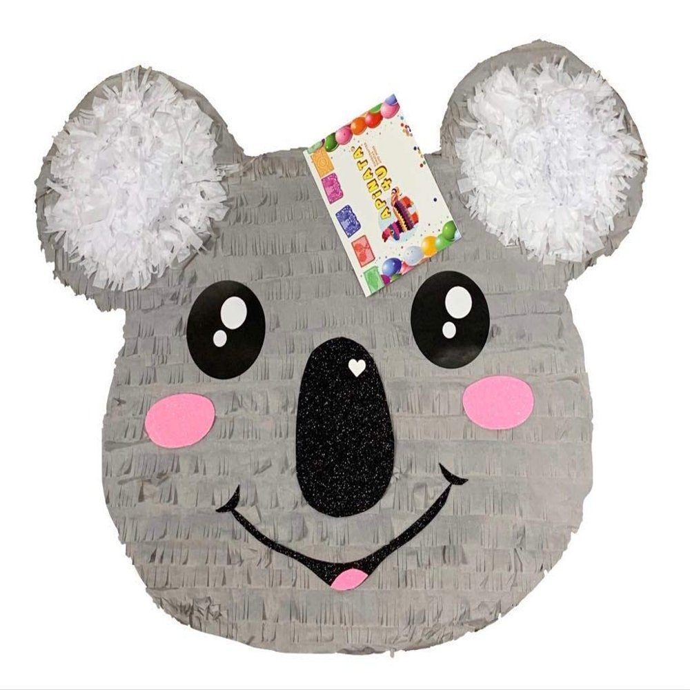 APINATA4U Cute Koala Piata Head | Koala Themed Birthday Party Piata, Handcrafted, 20" Size, Perfect for Kids' Parties, Fun and Durable Decoration for Celebrations