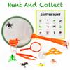 Adventure Kidz Outdoor Bug Exploration Kit, Binoculars, Magnifying Glass, Bug Containers, Viewers, Critter Cage, Butterfly Net, Backpack, Hat, Tweezers and Cups, Age 3+ view 3