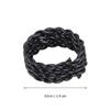 30pcs Hair Dreadlocks Cuffs Adjustable Wig Hair Braids Cuffs Clips Braiding Beads Filigree Extensions Rings Black view 2