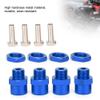 Tbest RC Wheel Hex Hub Adapter, 12mm to 17mm Wheel Hex Hub Conversion Adapter for D4 HSP 94123 1/10 RC Car(Blue) Car Model Accessories Replacement Parts view 3