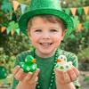 24 Pack St Patricks Day Rubber Ducks - 2 inch Shamrock Rubber Duckies Bulk - Saint Pattys Day Irish Gifts for Adults Kids Party Favors Accessories, Jeep Ducking view 2