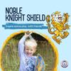 Liontouch - Noble Knight Foam Shield for Kids, Blue/Medium - Age 3-8 | 15.4 x 11.8 in | Medieval Pretend Play Toy with Golden Lion Theme | Safe Battle Accessory for Dress Up & Costumes for Boys view 2