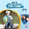 Liontouch - Noble Knight Foam Shield for Kids, Blue/Medium - Age 3-8 | 15.4 x 11.8 in | Medieval Pretend Play Toy with Golden Lion Theme | Safe Battle Accessory for Dress Up & Costumes for Boys view 3