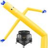 Cloud 9 Inflatable Wacky Waving Tube Man with Blower, Yellow 20 ft Dancing Air Puppet with Flailing Arms view 1