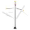 Cloud 9 Inflatable Wacky Waving Tube Man with Blower, White 20 ft Dancing Air Puppet with Flailing Arms view 4