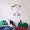 Cute Tazmanian Devil Children Cartoon Wall Sticker Art Decal for Girls Boys Room Bedroom Nursery Kindergarten House Fun Home Decor Stickers Wall Art Vinyl Decoration Size (30x27 inch) view 2