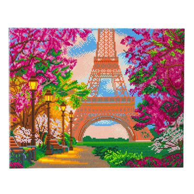 CRYSTAL ART CAK-A102L: Paris in Autumn Framed Kit, 40 x 50cm