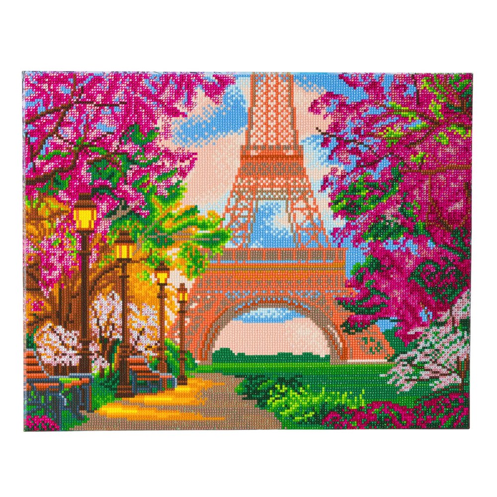 CRYSTAL ART CAK-A102L: Paris in Autumn Framed Kit, 40 x 50cm