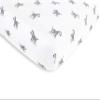 Amazing Baby Cotton Muslin Fitted Crib Sheet, Zebra, Soft Black , 28x52x6 Inch (Pack of 1) view 2