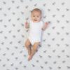 Amazing Baby Cotton Muslin Fitted Crib Sheet, Zebra, Soft Black , 28x52x6 Inch (Pack of 1) view 4