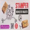 The Purple Cow - Stamper - Monster Maker Stamp Kit for Kids. Paint Stamper for Arts and Crafts. Develop Creativity with 31 Stamps and an Ink pad, for Girls and Boys Ages 6 to 16. view 3