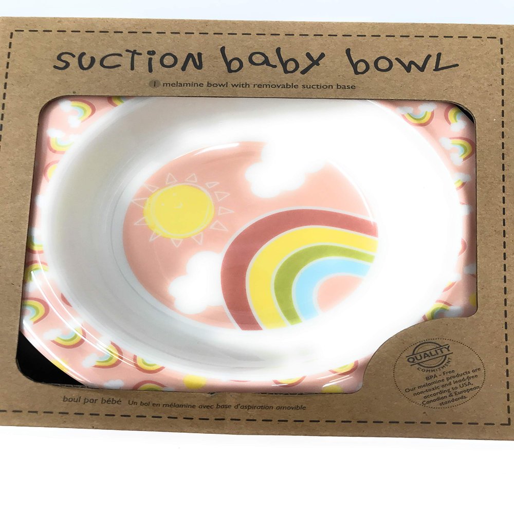 SUGARBOOGER Suction Bowl, Rainbows & Sunshine