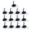 13 PCS 12 inch Dolls Stand Plastic Action Figure Stand 1/6 Scape U & Ring Shape Action Figures Base Display Stand for Figures Black view 1