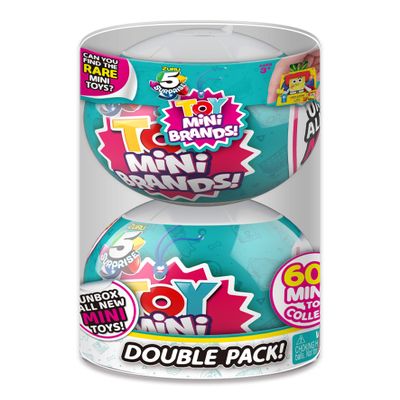 5 Surprise Toy Mini Brands Series 1 by ZURU (2 Pack) Toys Mystery Capsule Real Miniature Brands Collectibles Amazon Exclusive (Series 1)