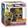 Funko POP! Marvel Holiday Groot with Lights (Glow in The Dark), Exclusive, Multicolor, 3.75 inches view 1