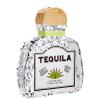 Sparkle and Bash Pinata Tequila Bottle Shape - Small, Silver Foil, 16.5 x 13 x 3 In - Pinata for Tequila Party Decorations & Table Centerpiece & Photo Prop view 1