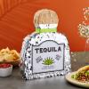 Sparkle and Bash Pinata Tequila Bottle Shape - Small, Silver Foil, 16.5 x 13 x 3 In - Pinata for Tequila Party Decorations & Table Centerpiece & Photo Prop view 2