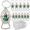 12 Pieces Santo Nio de Atocha Keychain Baptism Favor Memorial Gift Holy Infant of Atocha view 1