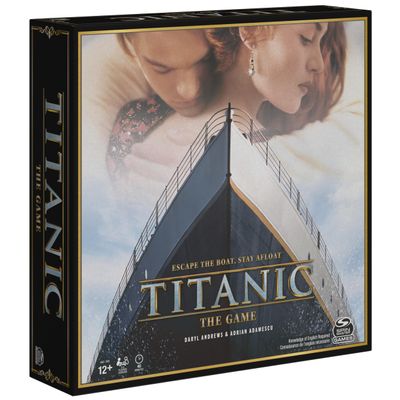 Spin Master Games The Titanic Movie, Strategy Party Game, for Adults and Kids Ages 12 and up