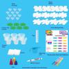Crayola Paper Flower Science Kit, Color Changing Flowers, Gift for Kids Ages 7, 8, 9, 10 view 2