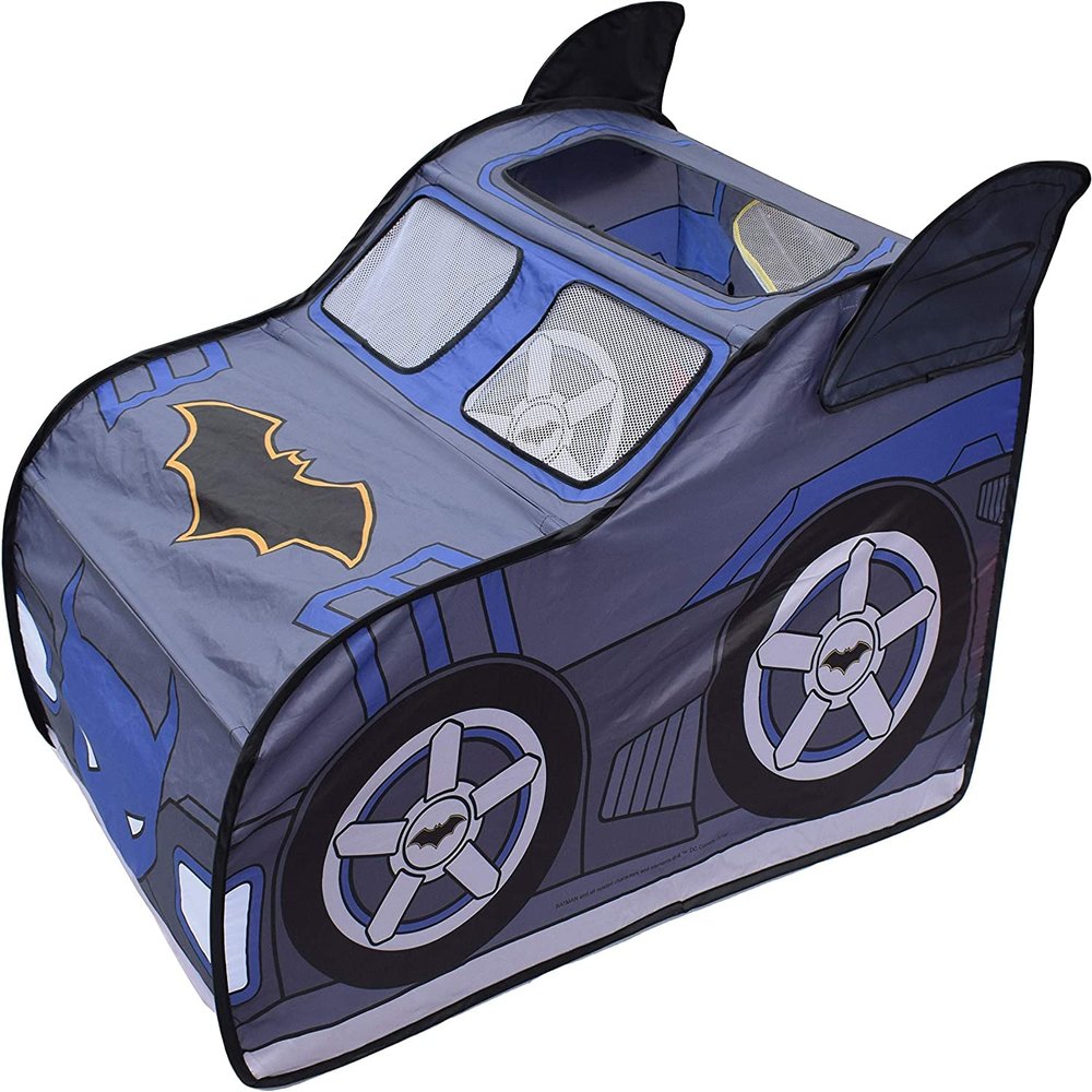 Batman Batmobile Pop Up Tent  Large Indoor Playhouse for Kids | Folds for Easy Storage with Carrying Bag Included | Amazon Exclusive  Sunny Days Entertainment