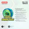 Duncan Toys Hornet Pro Looping Yo-Yo with String, Ball Bearing Axle and Plastic Body, Blue with Yellow Cap view 3