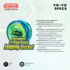 Duncan Toys Hornet Pro Looping Yo-Yo with String, Ball Bearing Axle and Plastic Body, Green with White Cap view 3