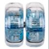 Duncan Toys Pulse LED Light-Up Yo-Yo, Intermediate Level Yo-Yo with Ball Bearing Axle and LED Lights, Clear/Blue view 3