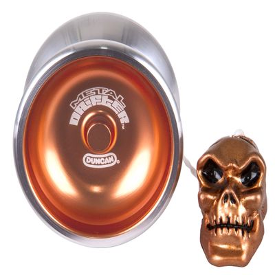 Duncan Toys Metal Drifter Yo-Yo, String Trick Yo-Yo with Counterweight, Ball Bearing Axle and Aluminum Body, Orange