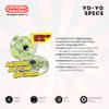 Duncan Toys Pulse LED Light-Up Yo-Yo, Intermediate Level Yo-Yo with Ball Bearing Axle and LED Lights, Clear/Red, Small view 4
