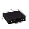 Bey-Berk Parker 100-Chip Black Poker Set, Leatherette Case with 11.5g Clay Composite Chips, Playing Cards and Dice view 3