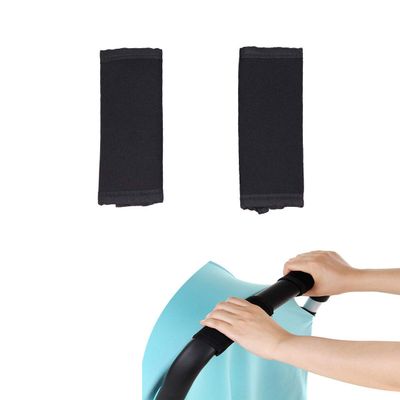 3 pc Cushion Shoulder Harness Pad Covers and Handlebar Covers Grips Slip On for Quinny Baby Child Strollers and/or Car Seats Accessories Replacement Parts (Handlebar Grips Only)