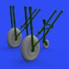 Eduard EDB648543 Brassin 1:48-He 111 Wheels Late (ICM) view 4