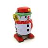 Charmgle Wind-Up Tin Toy Snowman, Retro Walking Robot Adult Collection Clockwork Toy, Xmas Party Favor Toys Home Bar Decoration view 2