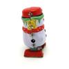 Charmgle Wind-Up Tin Toy Snowman, Retro Walking Robot Adult Collection Clockwork Toy, Xmas Party Favor Toys Home Bar Decoration view 4