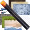 Tidyboss DND Starter Set | 3 X Double Sides 24x 36 Game Grid Mat | 6 Terrains Includes Dry Erase Markers, Eraser, Dice and Clips view 1
