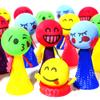 PROLOSO Jumping Popper Colorful Spring Launchers Bouncy Toy Balls 24 Pcs view 3