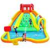 WELLFUNTIME Inflatable Water Double Slides Park, Bounce House with Arched Water Gun Spray, Jumping Castle with Air Blower view 1