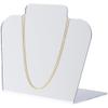 Plymor Acrylic Basic Short Necklace Display Stand (Mirrored), 8.5" W x 4" D x 7.75" H (6 Pack) view 2